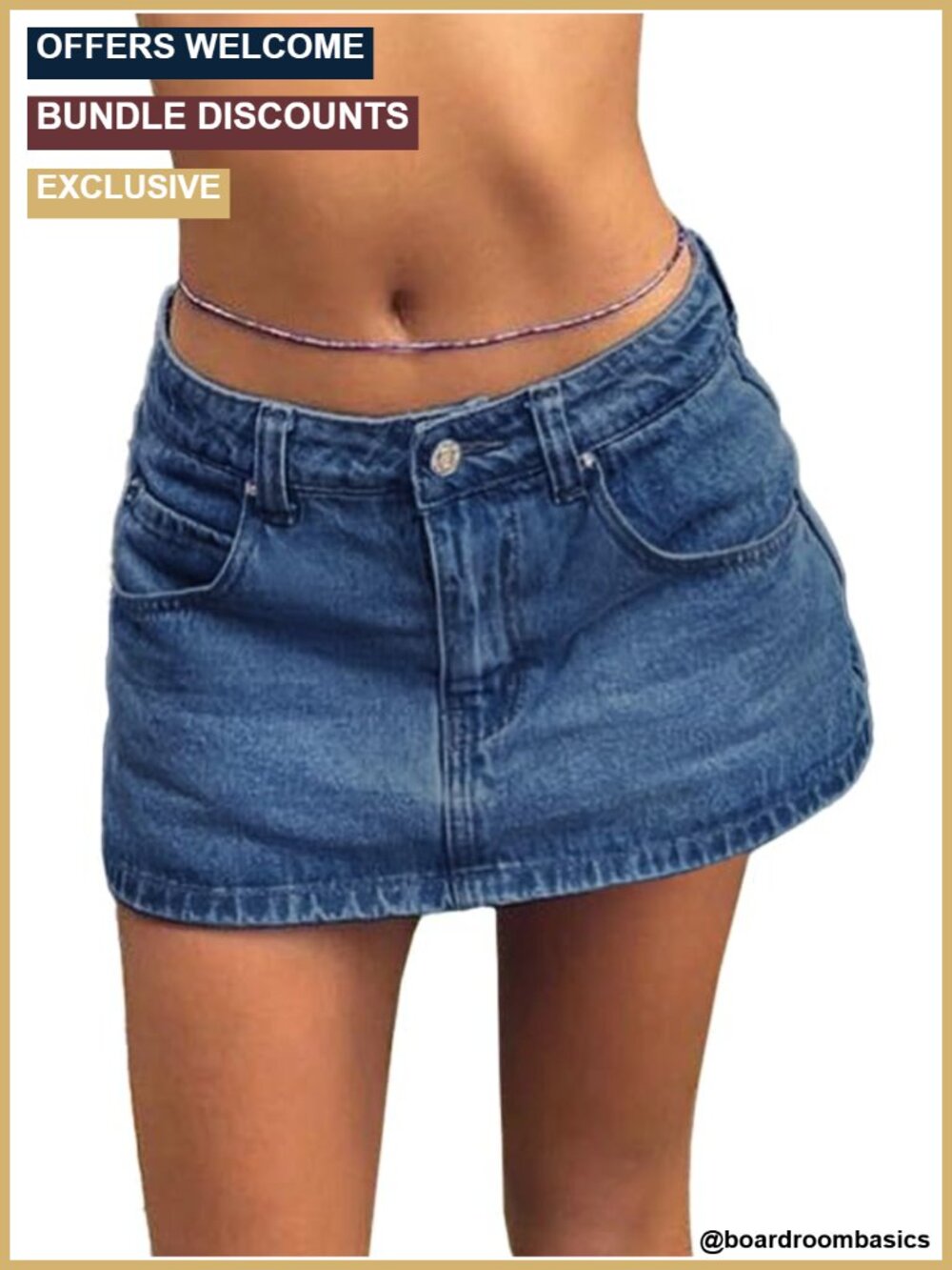 Denim Skort Skirt Stretchy Mid Waist Y2K Mini Skorts Women